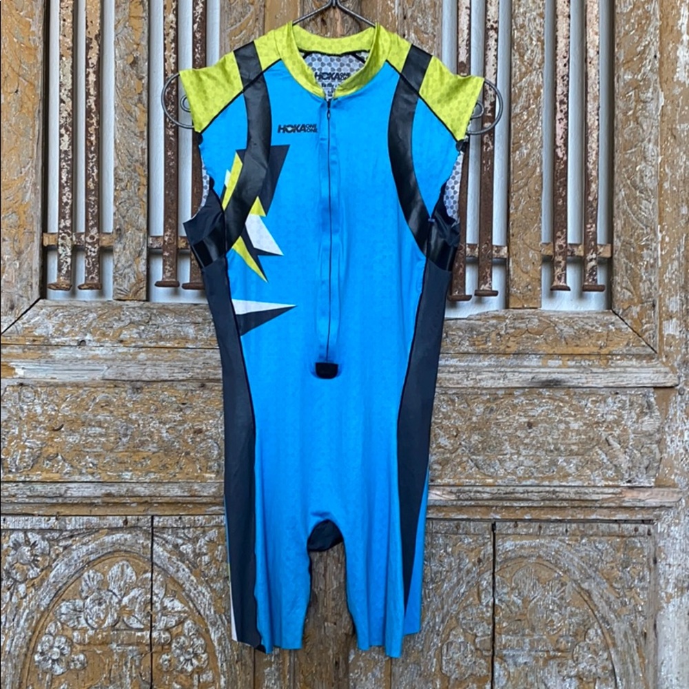 HOKA ONE ONE CYCLING BIB TIGHTS ONE PIECE XS RACE